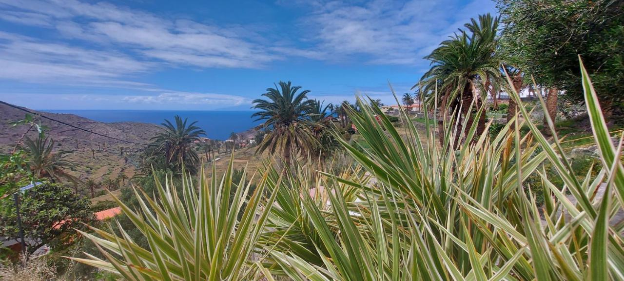 Cabana Los Palmeros, Vista Al Mar Y La Montana Alojera Esterno foto