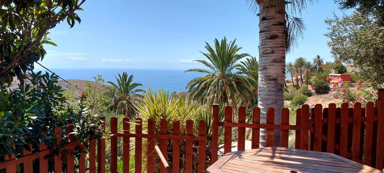 Cabana Los Palmeros, Vista Al Mar Y La Montana Alojera Esterno foto